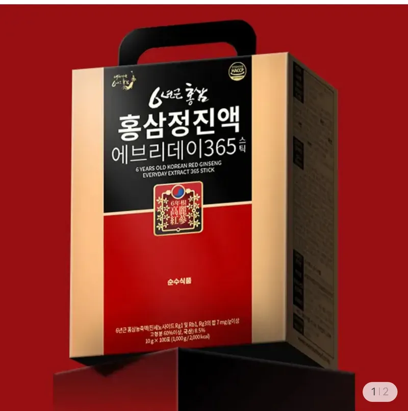 홍삼정진액 에브리데이 365 스틱 10g 100포