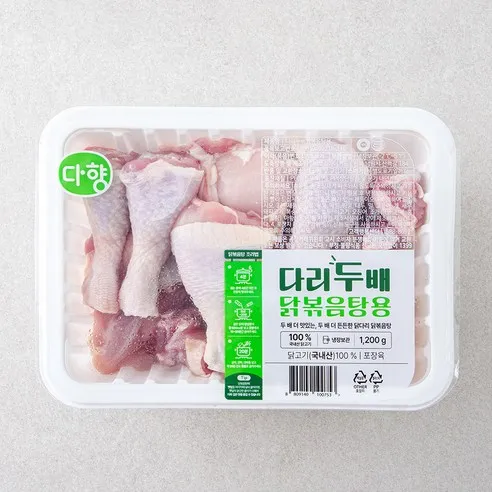 다향 다리두배 닭볶음탕용 닭고기 (냉장), 1개, 1.2kg