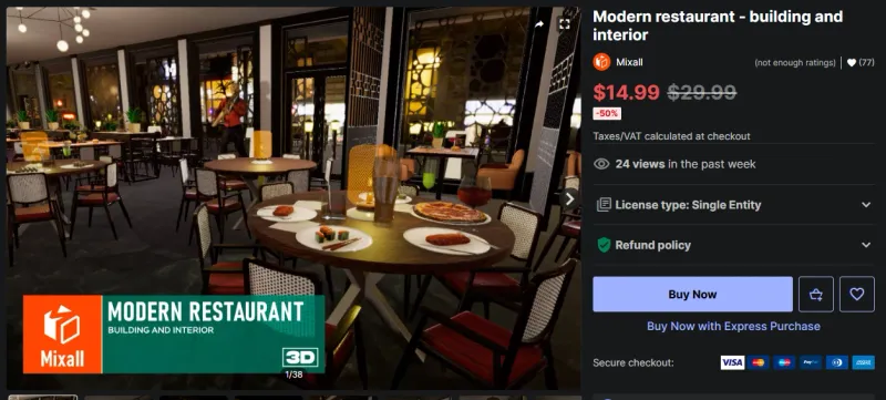 Modern restaurant