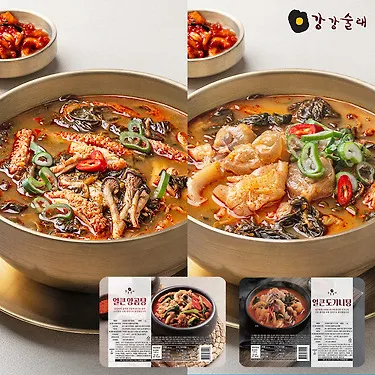 얼큰 양곰탕 1kg + 얼큰 도가니탕 1kg