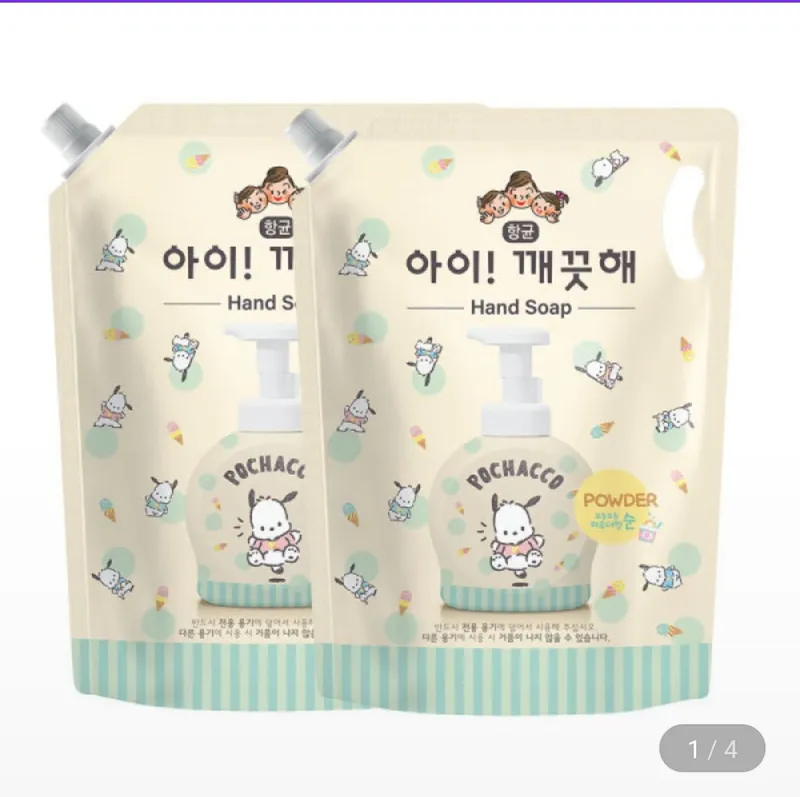 아이깨끗해X포차코 핸드워시 순향 리필 1.8L 2개
