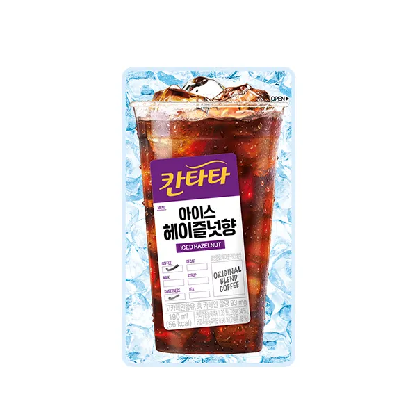 칸타타 아이스 헤이즐넛향, 190ml, 20개