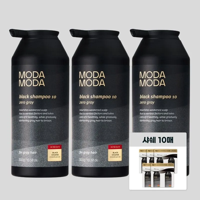 모다모다 NEW 제로그레이 블랙10 새체케어 갈변샴푸 300g 외 모음전