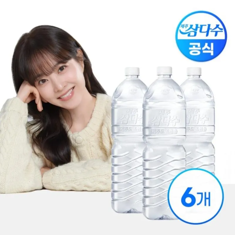 제주삼다수 무라벨 2L x 6병