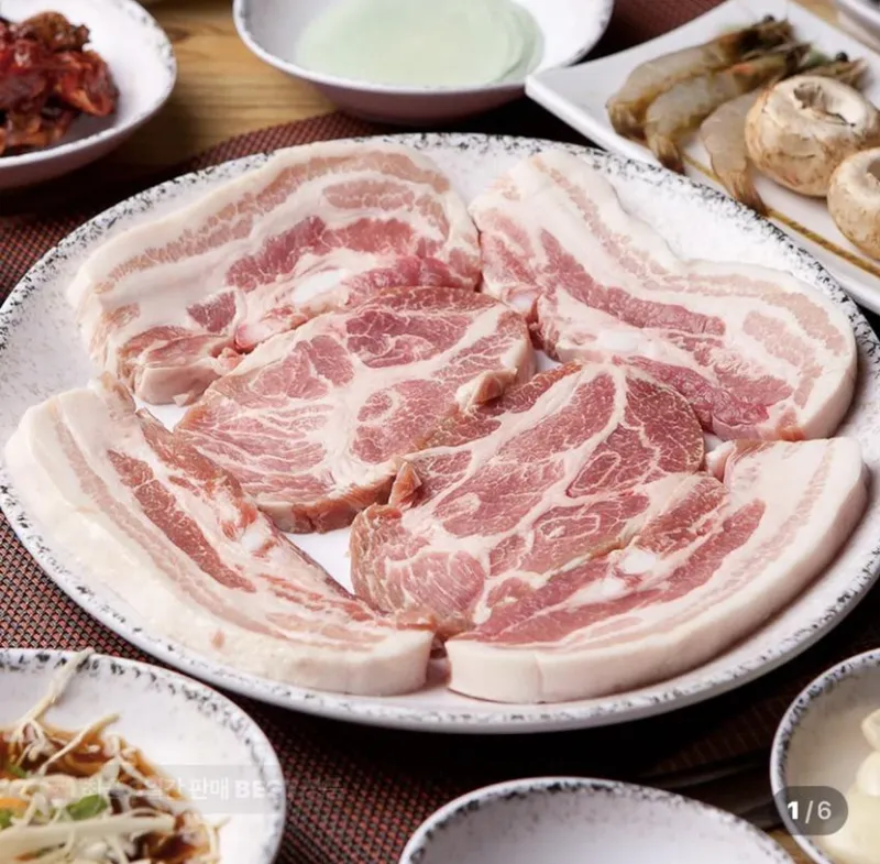 유황한돈 냉장 삼겹살 500g +목살 500g