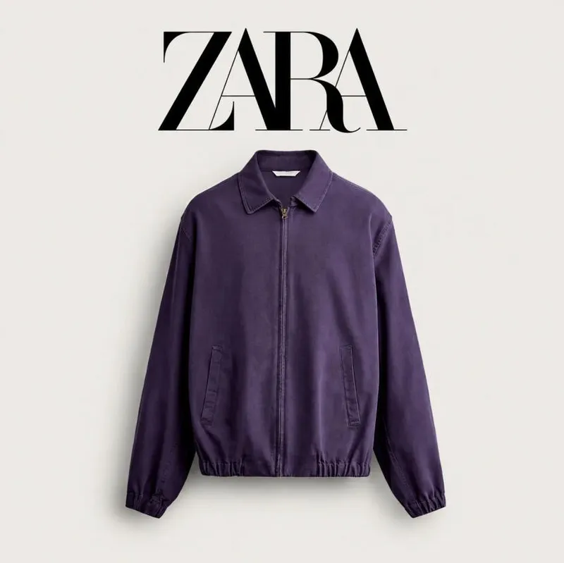 ZARA 코튼 레귤러 핏 재킷 10.4