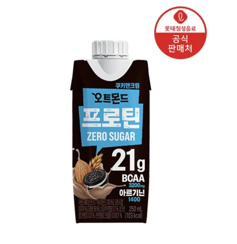 오트몬드 프로틴 21g 쿠키앤크림 250ml 18팩