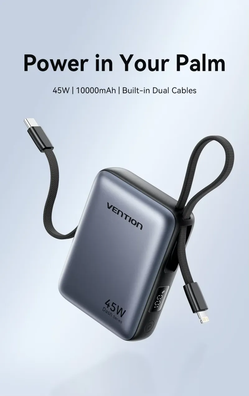 벤션 45W 10000mAh 보조배터리