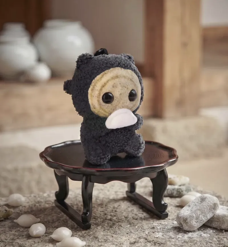 꺼먹살이 인형키링 13cm, 꺼먹살이 인형키링 8cm