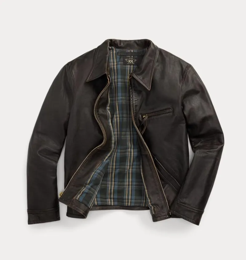 RRL 뉴스보이 레더자켓, 러프아웃 자켓 S,L size