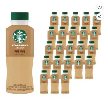 쿠팡, 스타벅스 셀렉트 카페 라떼, 300ml, 24개