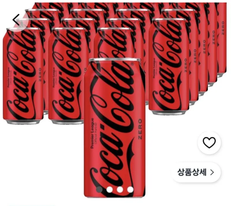 코카콜라 프리미어리그 스페셜 패키지 490ml × 24개