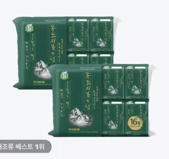 성경김 독도에디션 올리브녹차 식탁김 4g 32봉