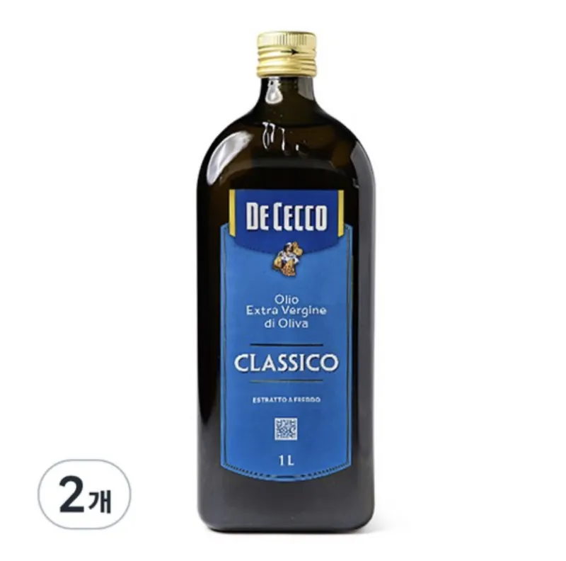 데체코 엑스트라버진 올리브오일 1L 2개