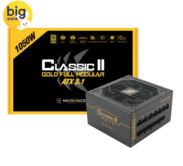 마이크로닉스 Classic II 1050W 80PLUS골드 풀모듈러 ATX3.1