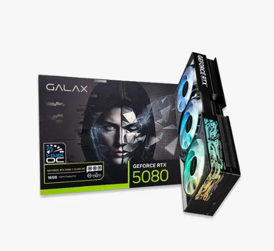 갤럭시 GALAX 지포스 RTX 5080 BLACK OC D7 16GB