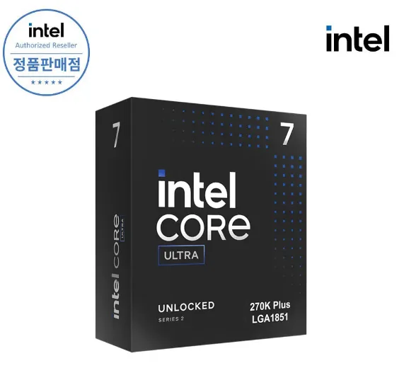 인텔 코어 울트라 7 270K Plus (애로우레이크 리프레시) (정품)