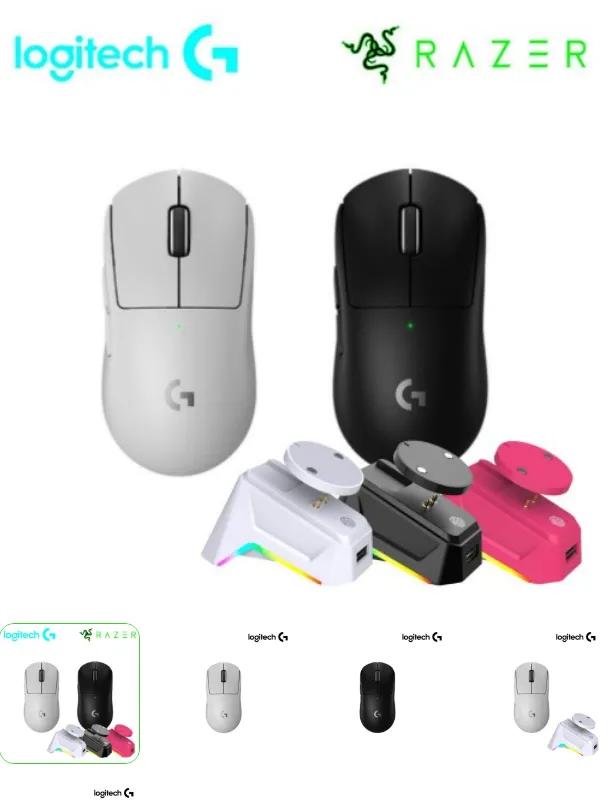 로지텍 지슈라2 SE G PRO X SUPERLIGHT2 SE 마우스(+ 충전독 세트)